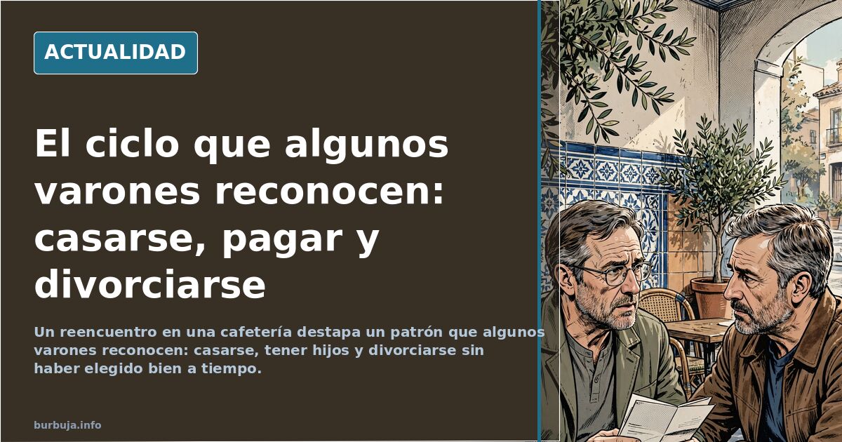 El divorcio como ciclo vital que algunos varones reconocen