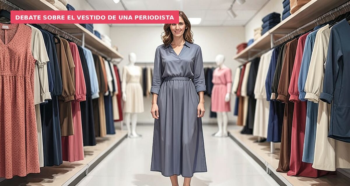 Debate sobre el vestido de una periodista