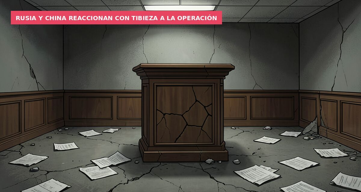 Rusia y China reaccionan con tibieza a la operación