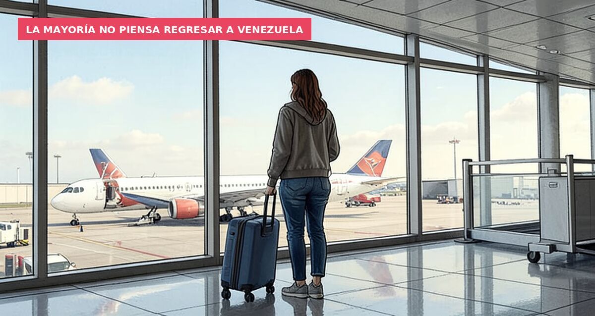 La mayoría no piensa regresar a Venezuela