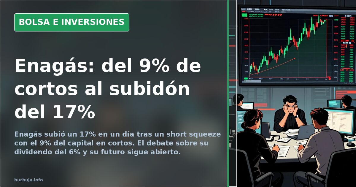 Enagás Shares Surge 17% Amid Dividend Debate