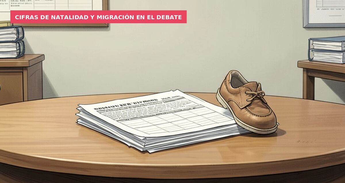 Cifras de natalidad y migración en el debate