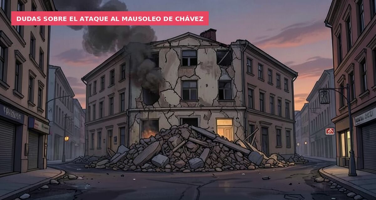Dudas sobre el ataque al mausoleo de Chávez