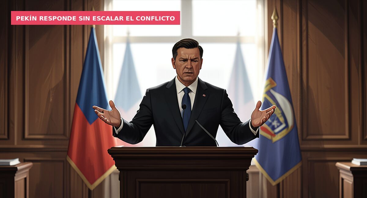 Pekín responde sin escalar el conflicto