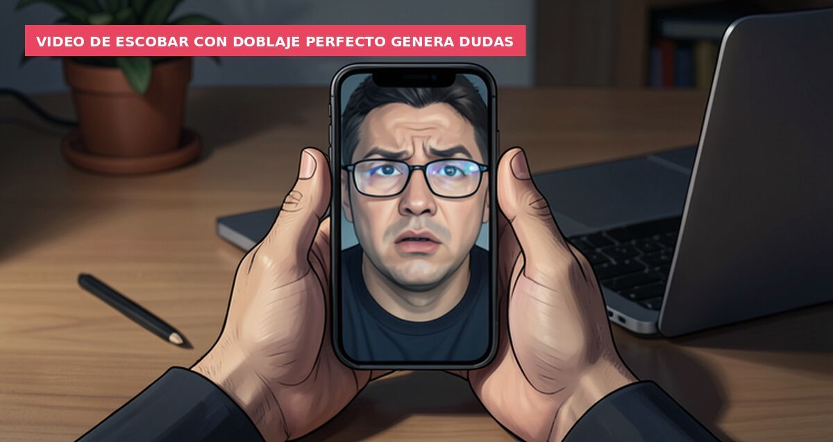 Video de Escobar con doblaje perfecto genera dudas