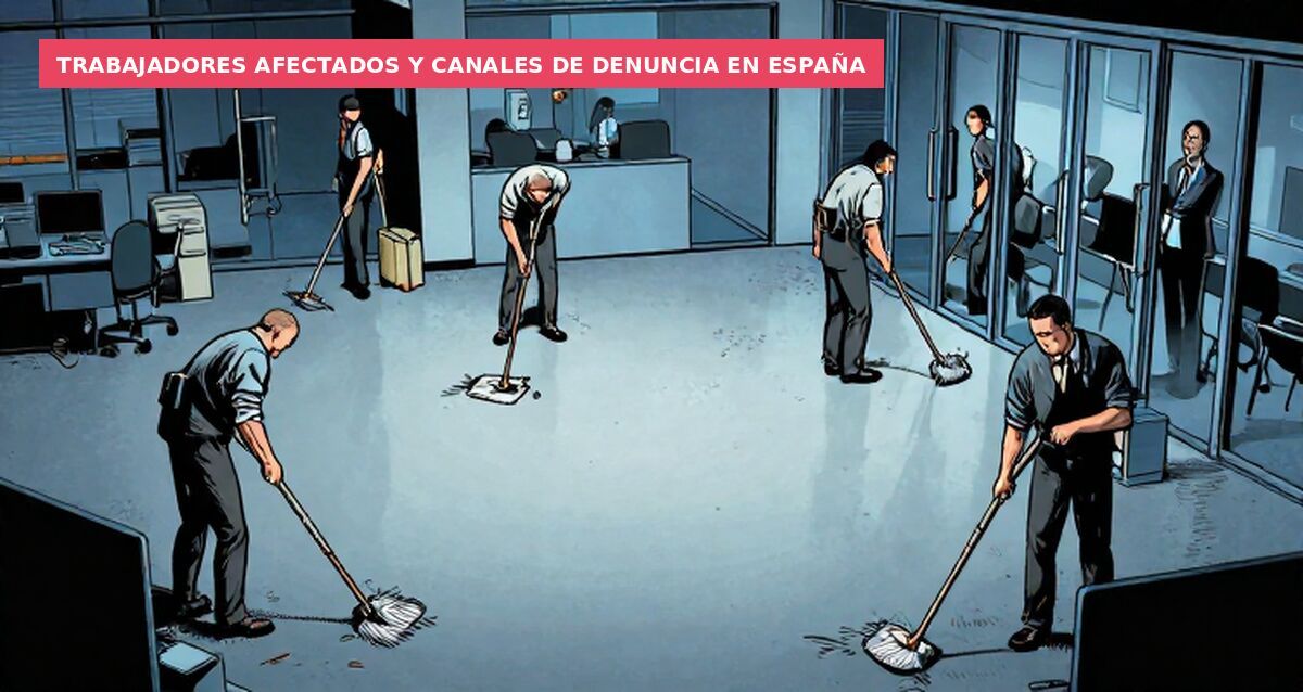 Trabajadores afectados y canales de denuncia en España