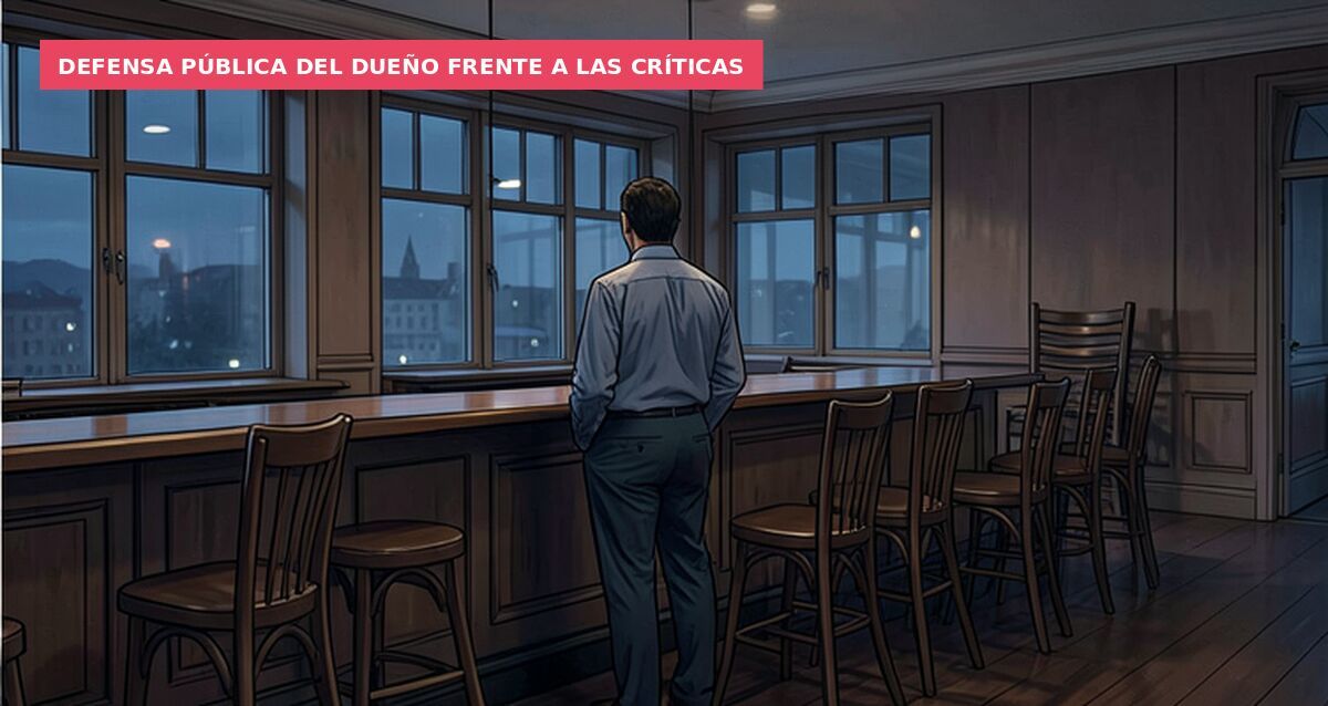 El hostelero que no se toma nada bien las reseñas negativas