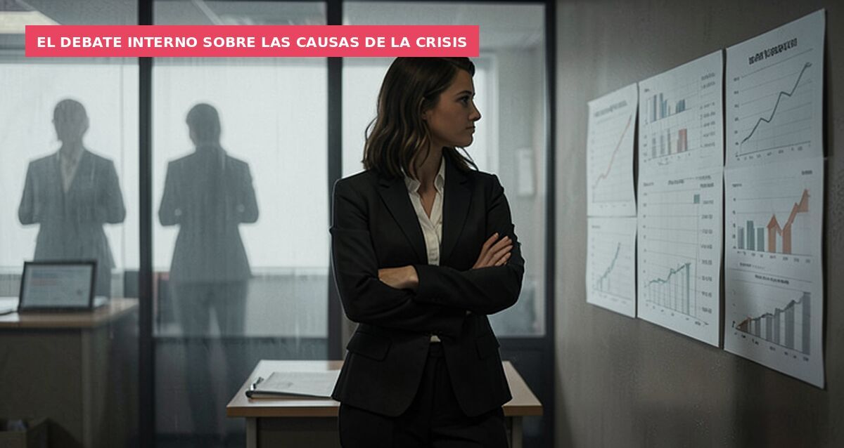 El debate interno sobre las causas de la crisis