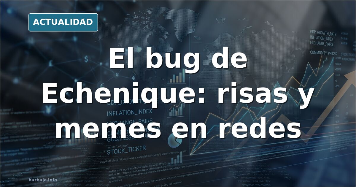 El fallo técnico de Echenique que desató las risas