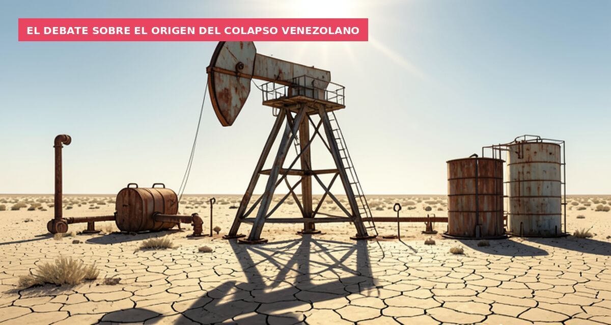 El debate sobre el origen del colapso venezolano