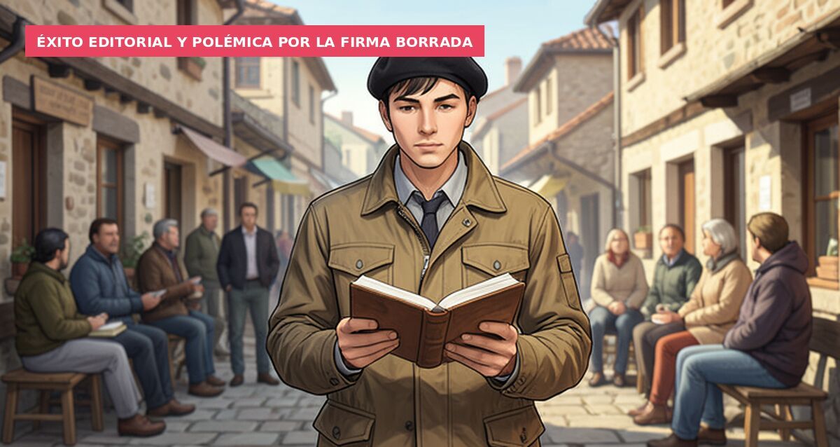 Éxito editorial y polémica por la firma borrada