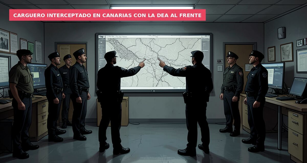 Carguero interceptado en Canarias con la DEA al frente