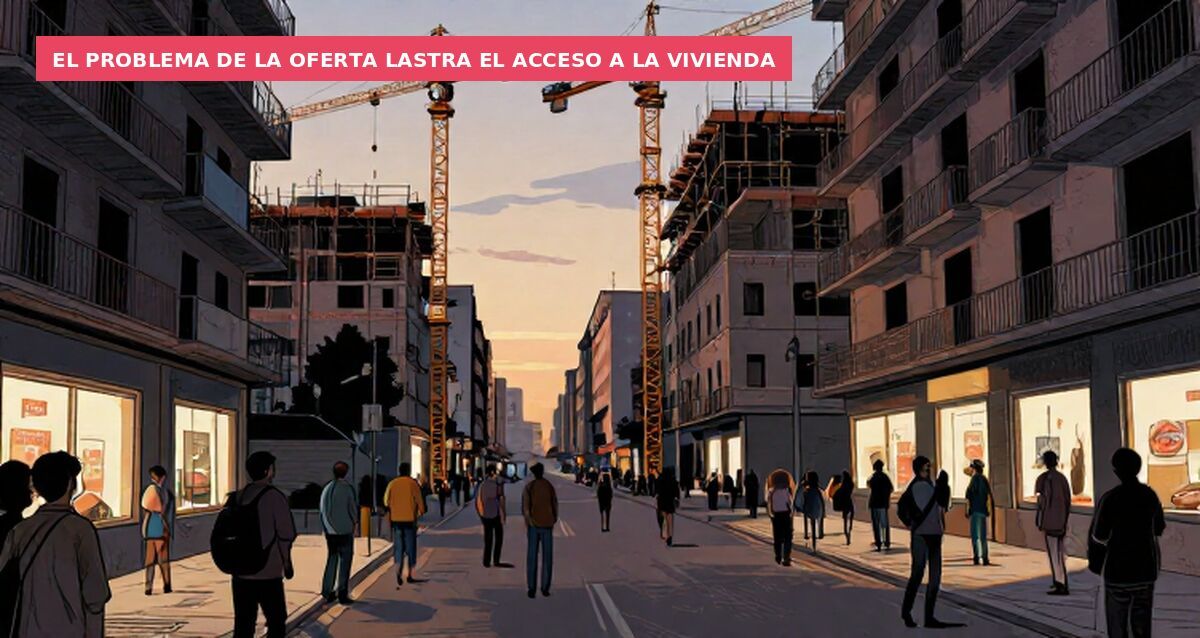 El problema de la oferta lastra el acceso a la vivienda