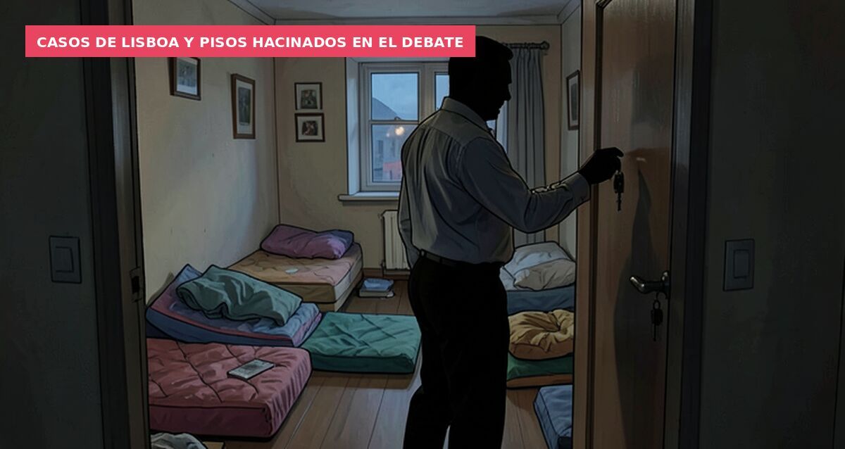 Casos de Lisboa y pisos hacinados en el debate