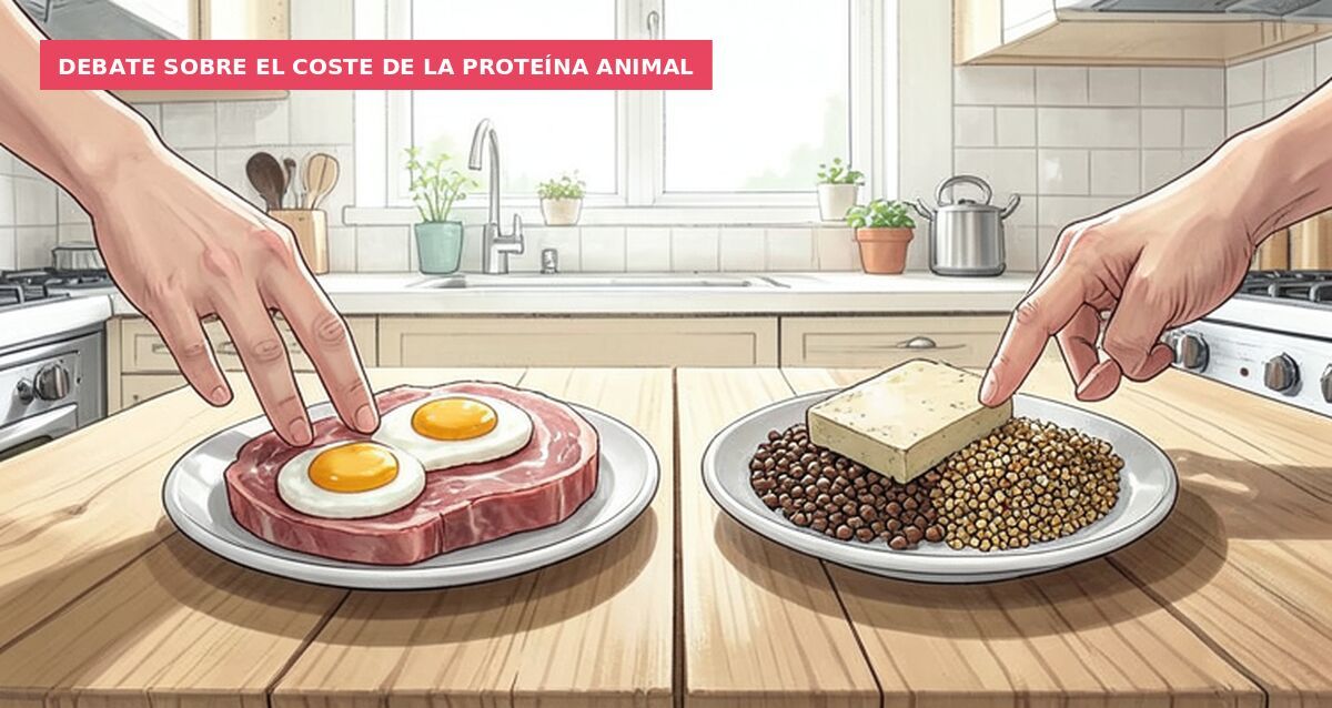 Debate sobre el coste de la proteína animal