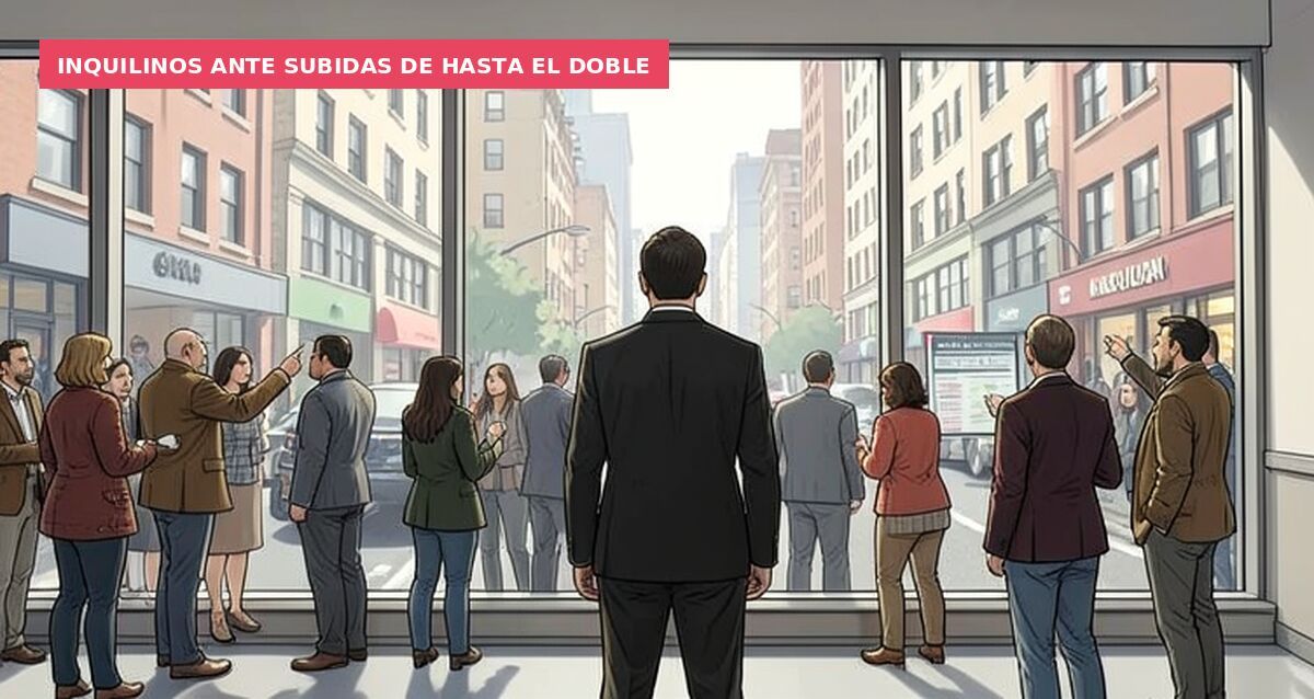 Inquilinos ante subidas de hasta el doble
