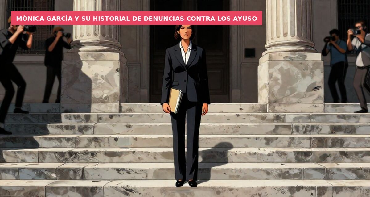 Mónica García y su historial de denuncias contra los Ayuso