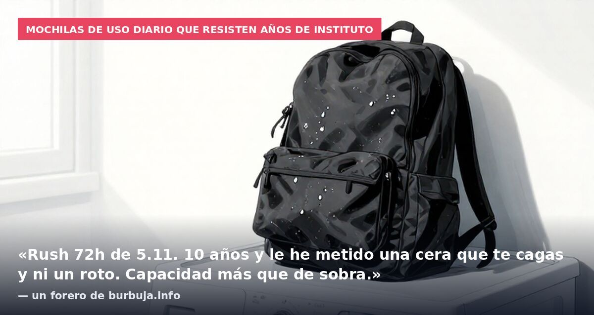 ¿Que bolsa o mochila usan los foreros?