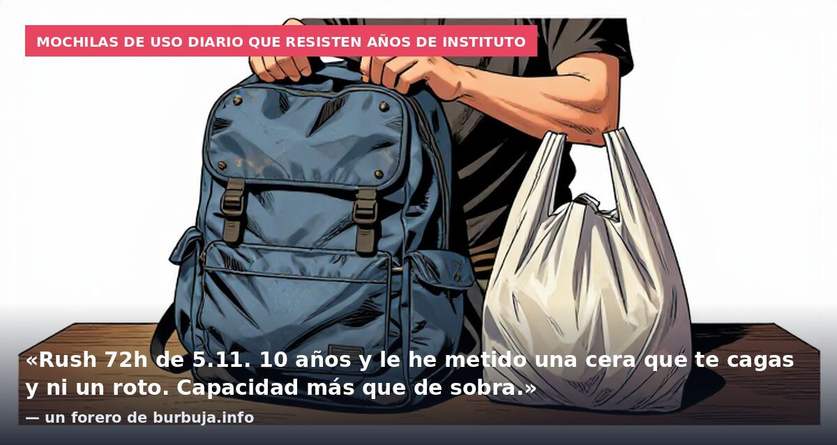 ¿Que bolsa o mochila usan los foreros?