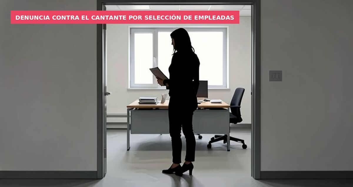 Denuncia contra el cantante por selección de empleadas