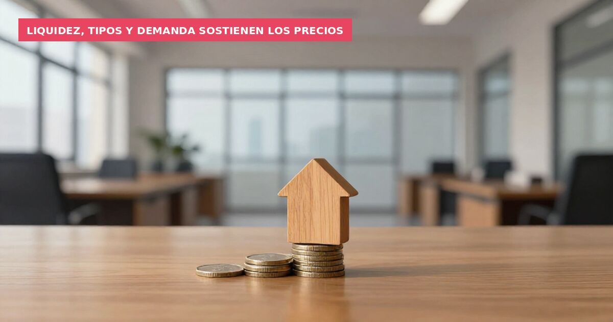 Liquidez, tipos y demanda sostienen los precios