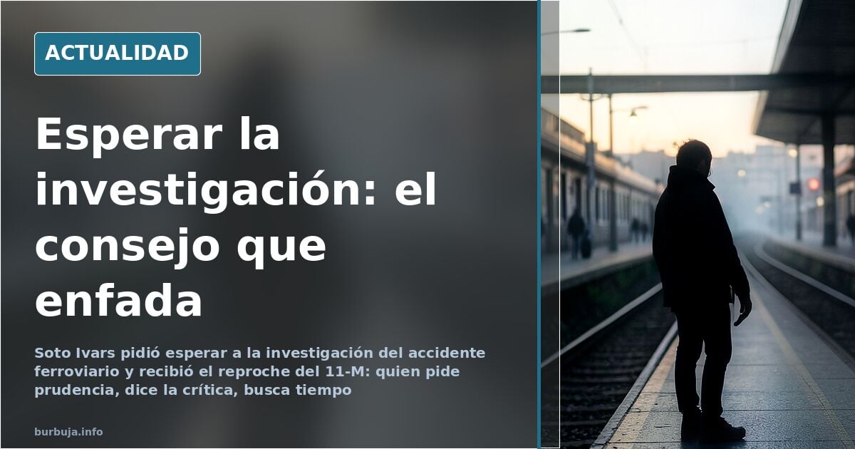 Soto Ivars' Call for Patience Sparks Backlash in Spain