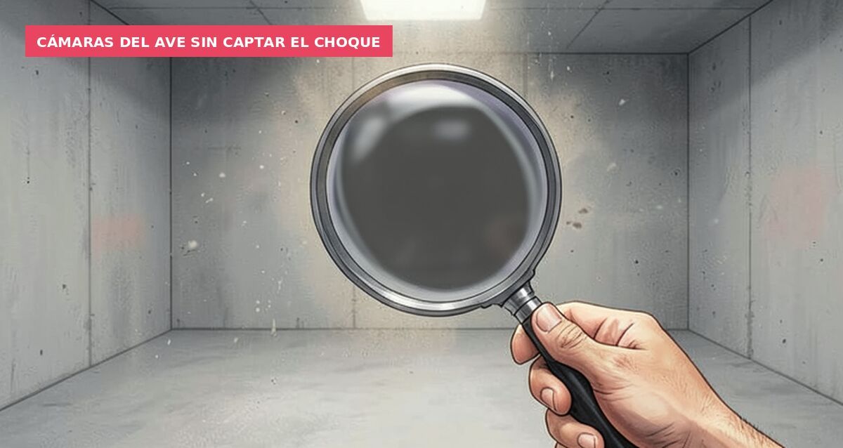 Cámaras del AVE sin captar el choque