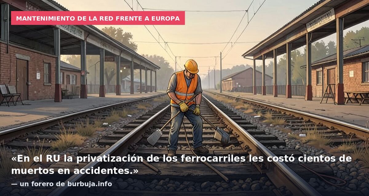 Me estoy informando del accidente de tren de alta velocidad. Aquí en UK ya piensan que sois un estado fallido del segundo mundo..