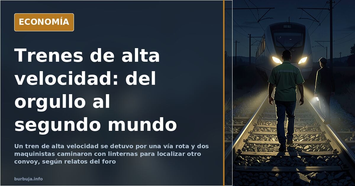 Del AVE al segundo mundo: el debate sobre las infraestructuras