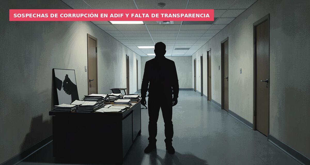 Sospechas de corrupción en ADIF y falta de transparencia
