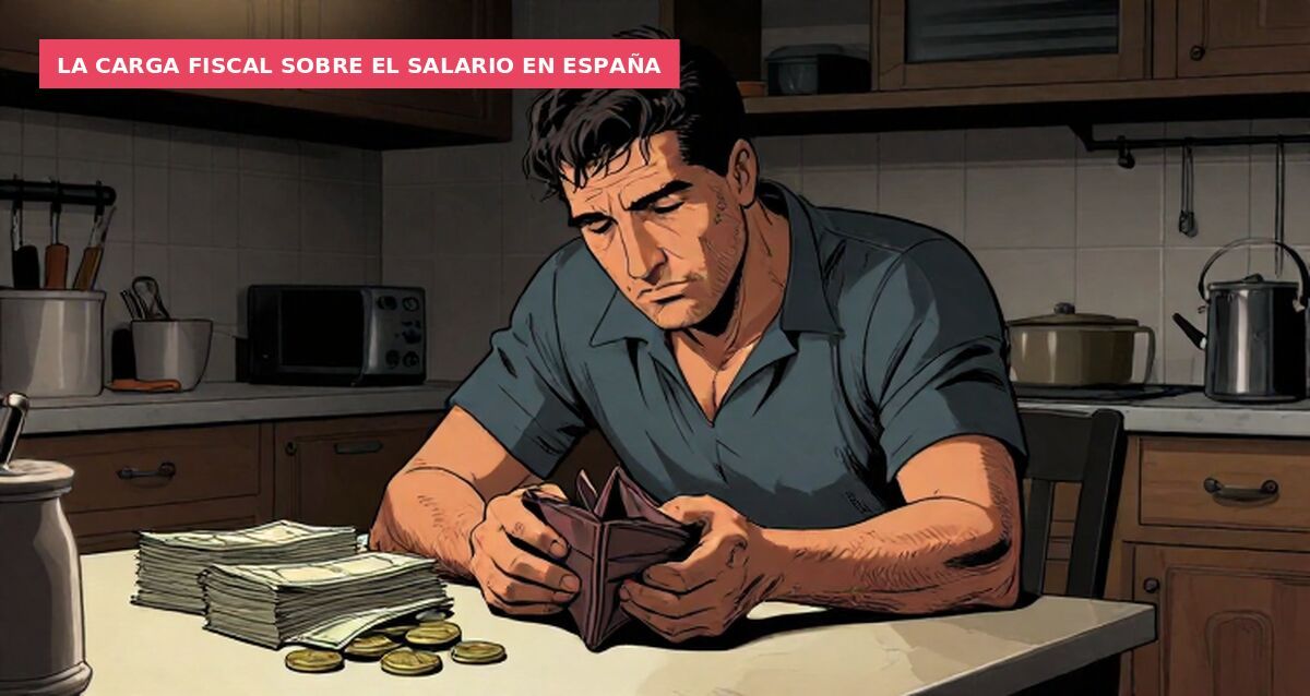 La carga fiscal sobre el salario en España