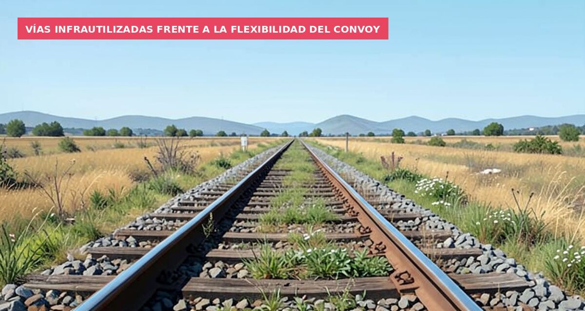 Vías infrautilizadas frente a la flexibilidad del convoy
