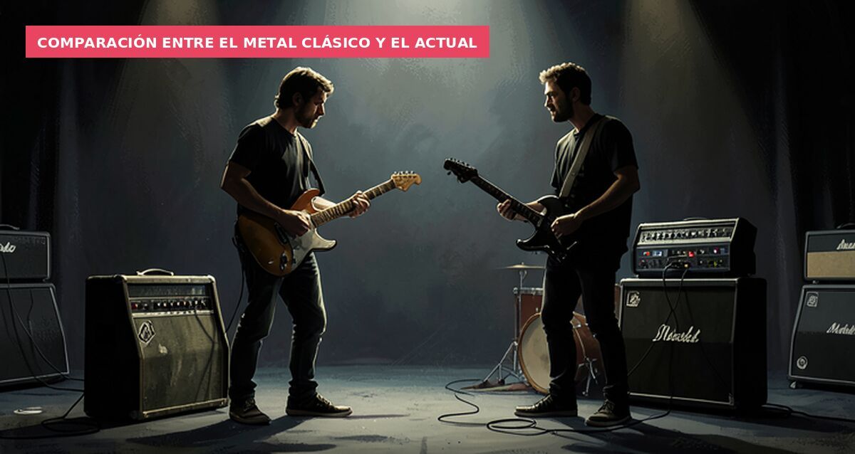 Comparación entre el metal clásico y el actual