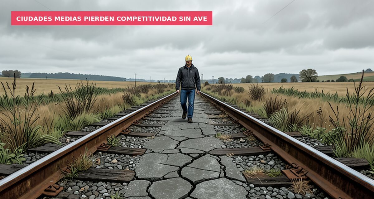 Ciudades medias pierden competitividad sin AVE