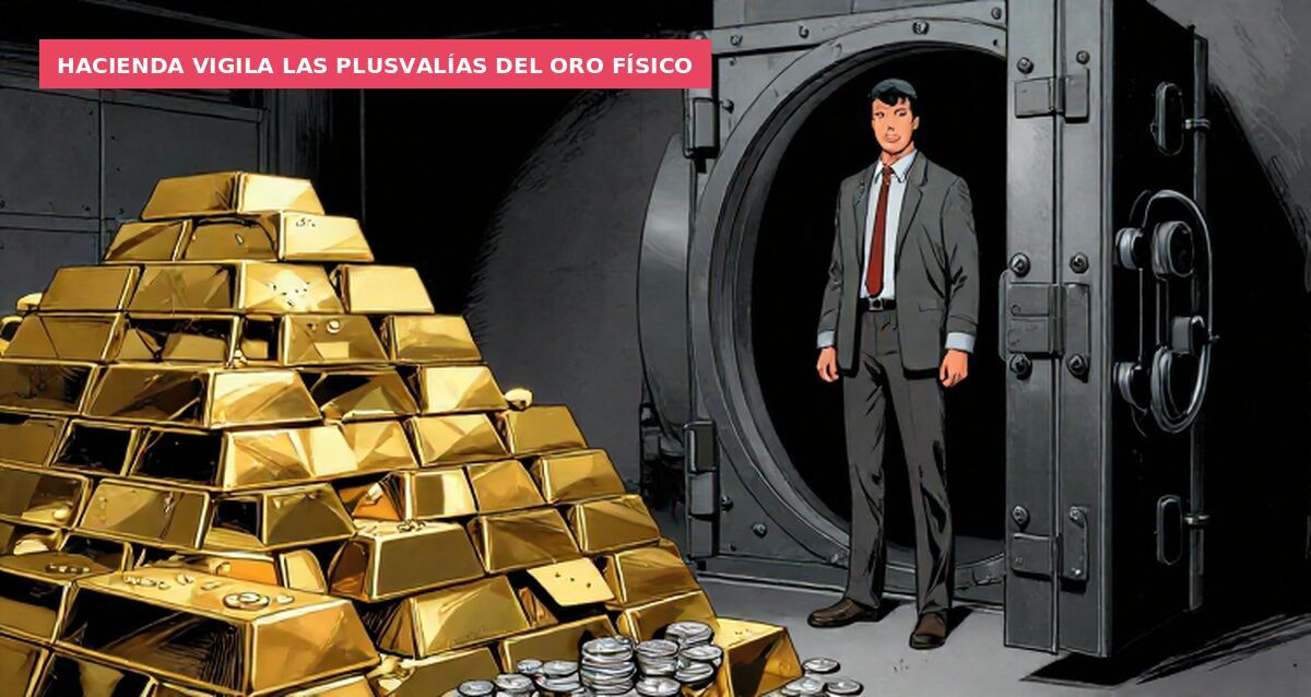 Hacienda vigila las plusvalías del oro físico