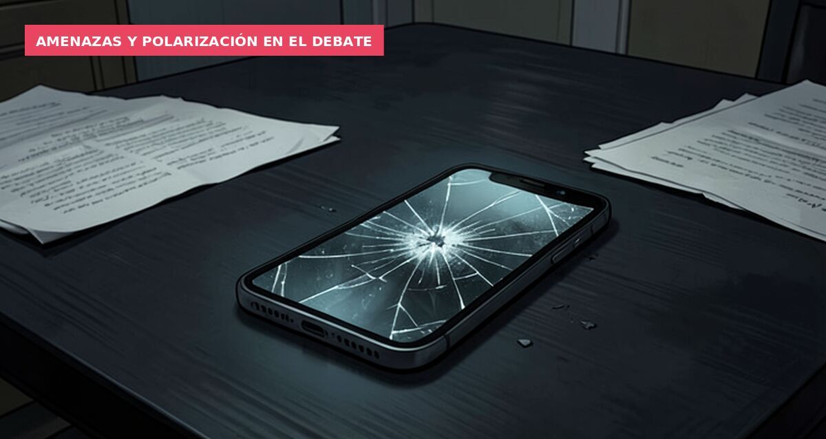 Amenazas y polarización en el debate