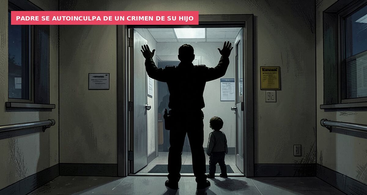 Padre se autoinculpa de un crimen de su hijo