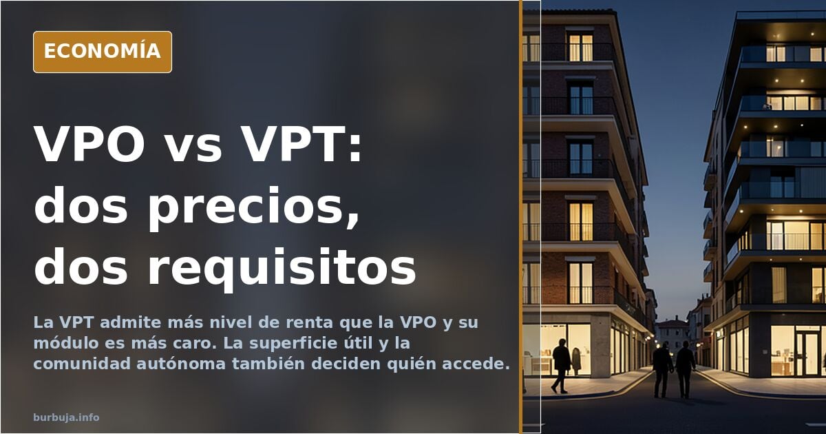 VPO and VPT housing in Spain: what they are and how they differ