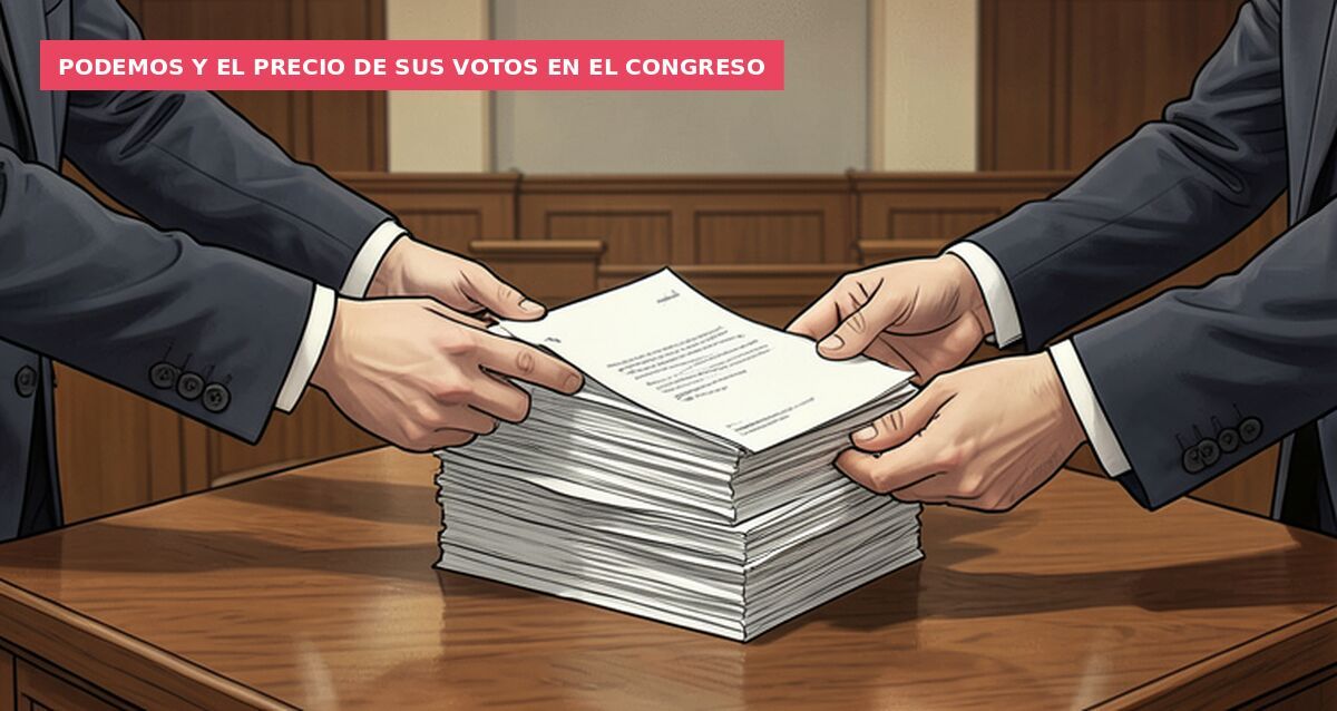 Podemos y el precio de sus votos en el Congreso