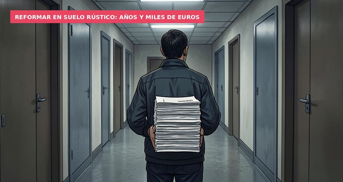Reformar en suelo rústico: años y miles de euros