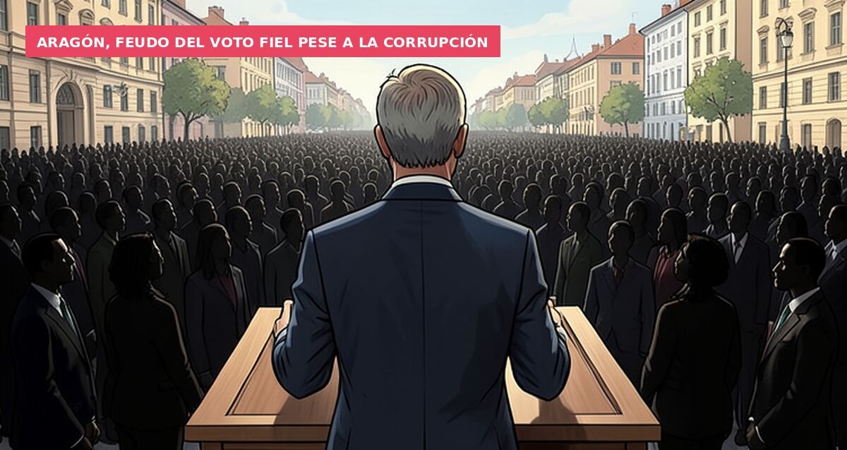 Aragón, feudo del voto fiel pese a la corrupción