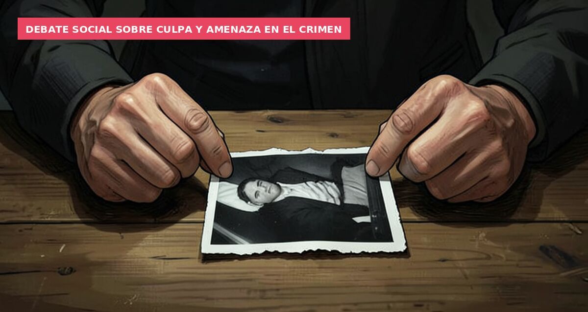 Debate social sobre culpa y amenaza en el crimen