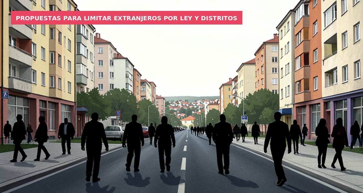 Propuestas para limitar extranjeros por ley y distritos