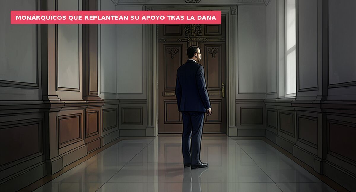 Monárquicos que replantean su apoyo tras la DANA