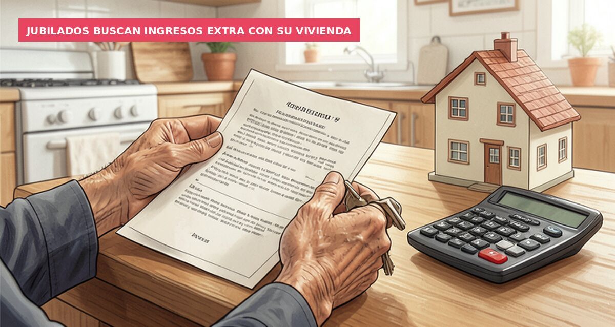 Jubilados buscan ingresos extra con su vivienda