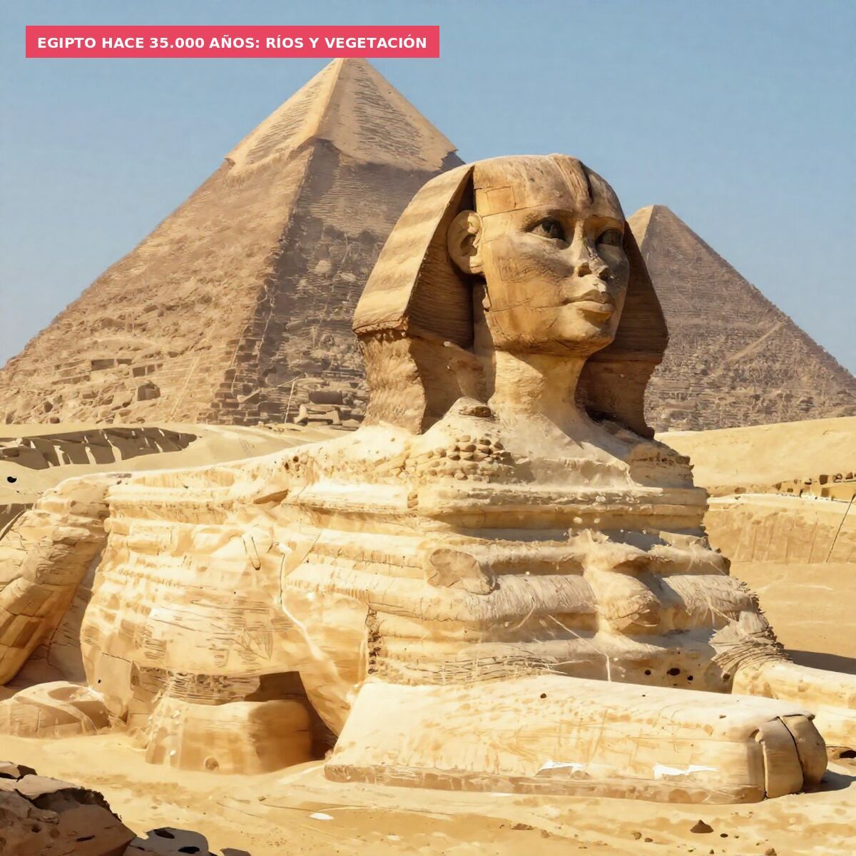 Egipto hace 35.000 años: ríos y vegetación