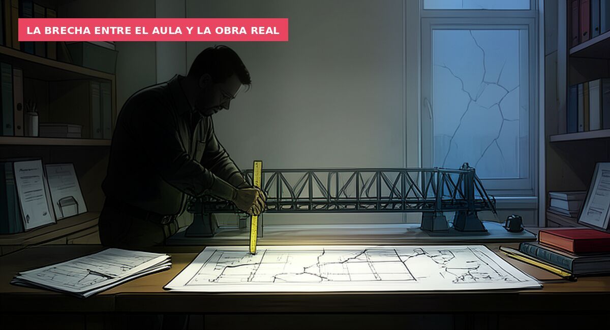 La brecha entre el aula y la obra real
