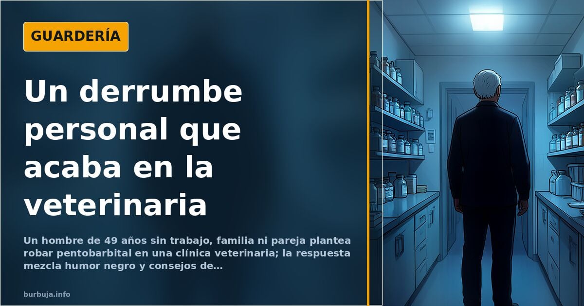 Man, 49, asks how to steal pentobarbital from a vet clinic