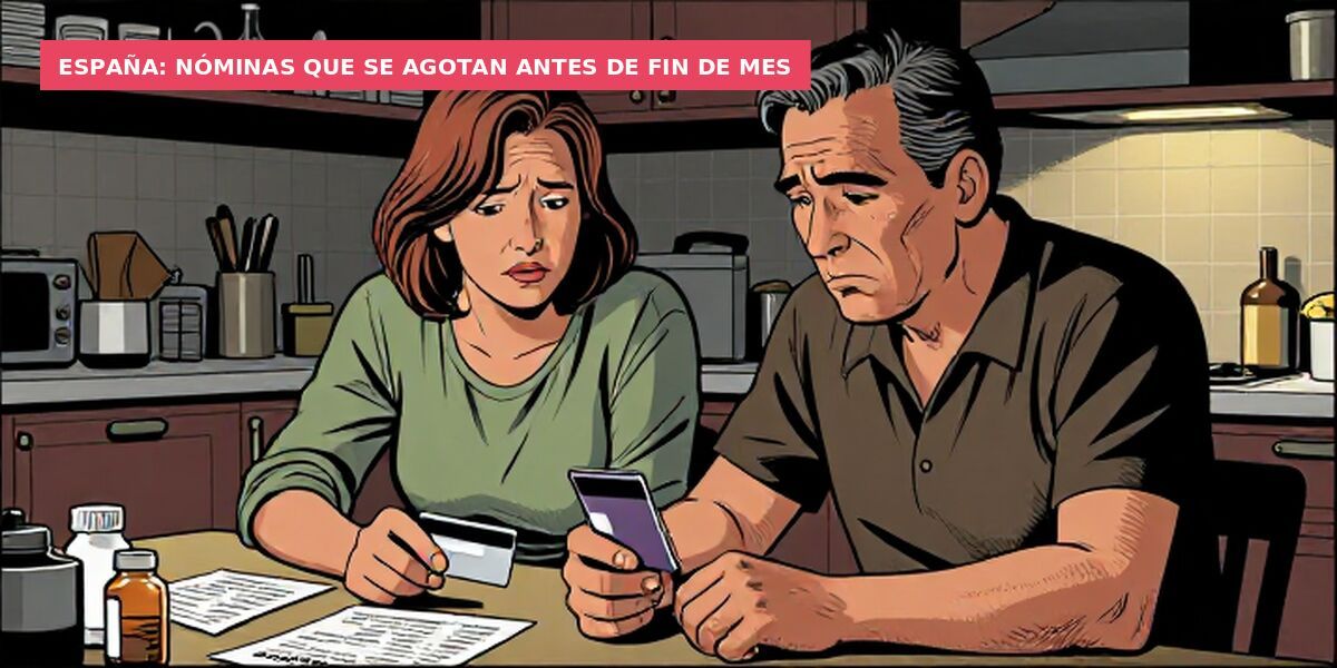 "Financial anxiety in Spain": Más del 50% llega al cobro de nómina con menos de 50 euros en la cuenta