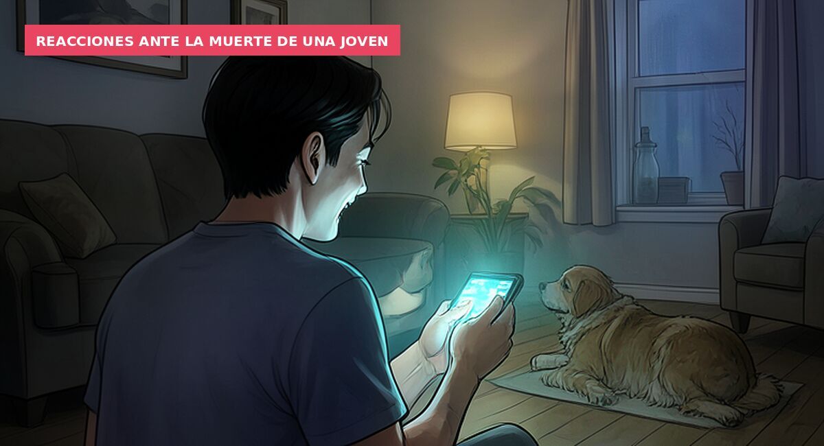 Reacciones ante la muerte de una joven